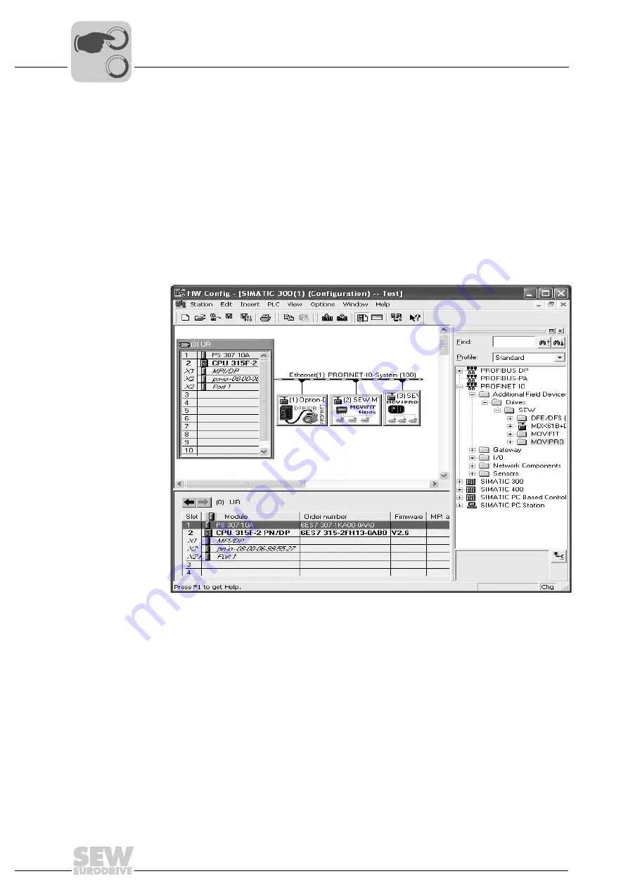 SEW-Eurodrive DFE32B PROFINET IO Manual Download Page 64