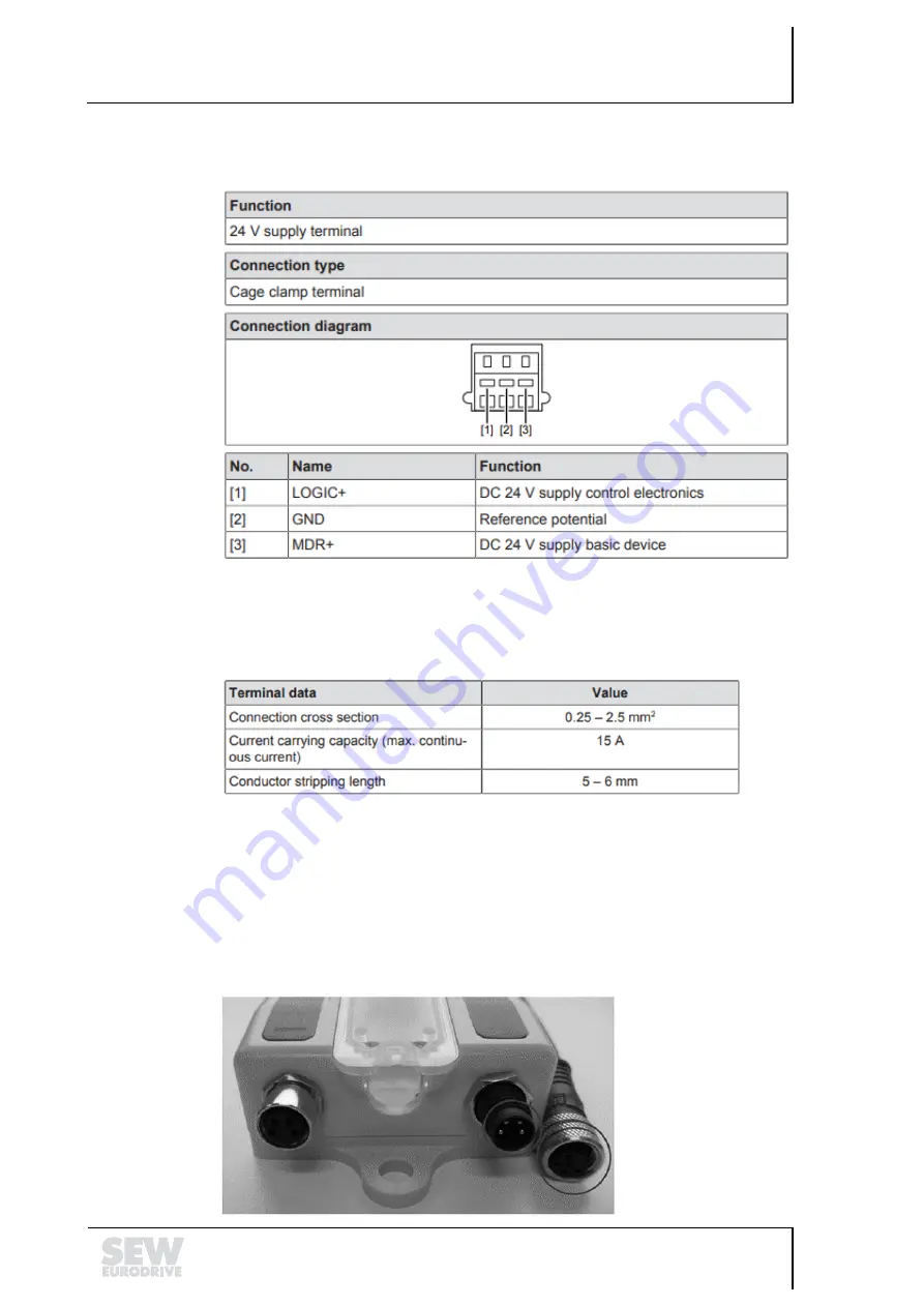 SEW-Eurodrive ECDriveS ECIO-8-24-00 Manual Download Page 19