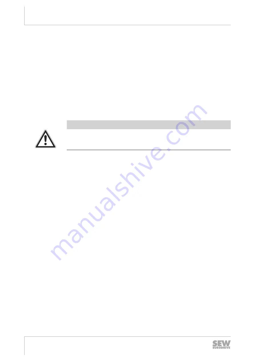 SEW-Eurodrive MOVIDRIVE MDR60A1320-503-01 Operating Instructions Manual Download Page 22