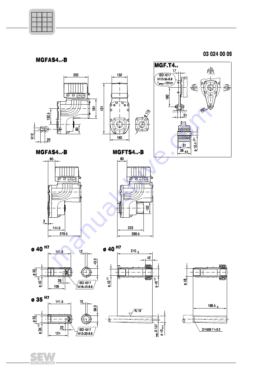 SEW-Eurodrive MOVIGEAR DAC B Operating Instructions Manual Download Page 234