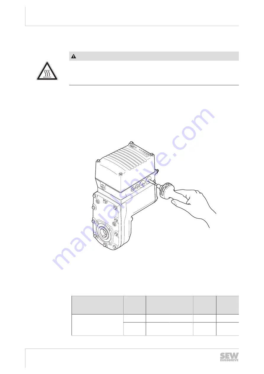 SEW-Eurodrive MOVIGEAR MGFx-DSI Series Operating Instructions Manual Download Page 62