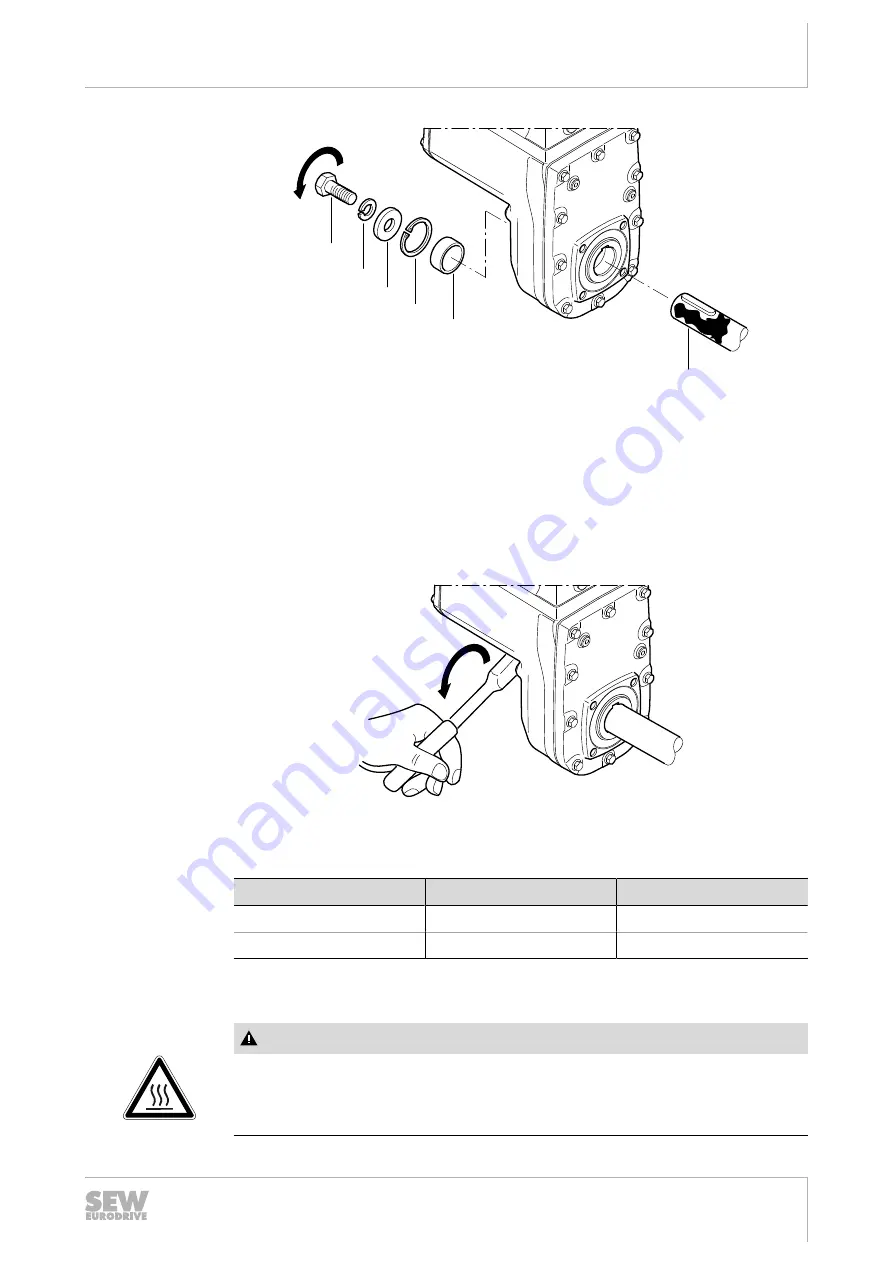 SEW-Eurodrive Movigear Performance MGF**-DFC-C Series Operating Instructions Manual Download Page 41