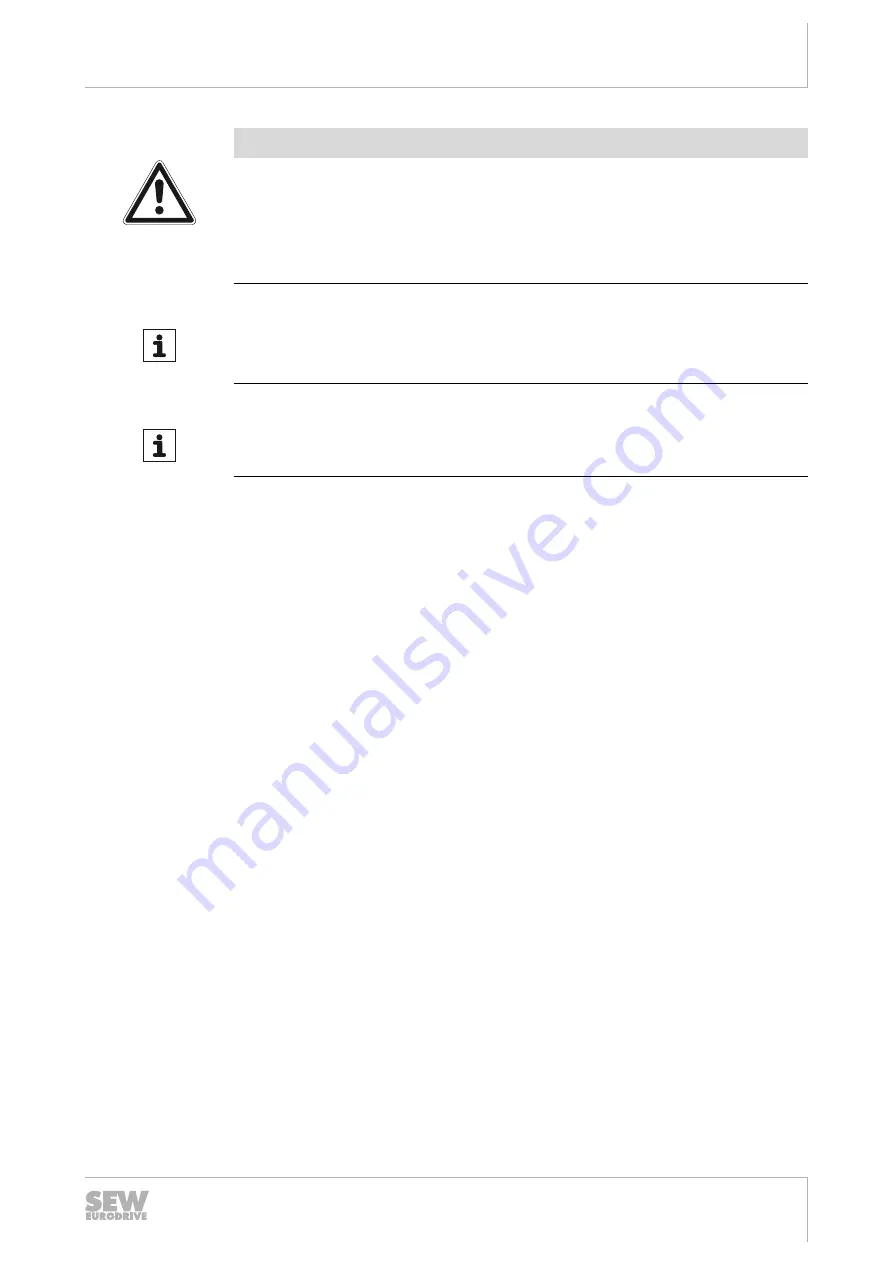 SEW-Eurodrive Movigear Performance MGF**-DFC-C Series Operating Instructions Manual Download Page 127