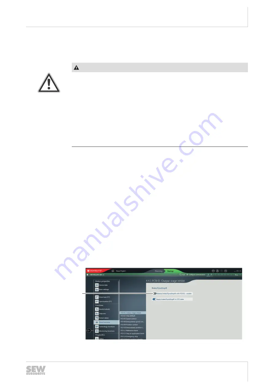 SEW-Eurodrive MOVIMOT advanced DRN DBC Series Operating Instructions Manual Download Page 129