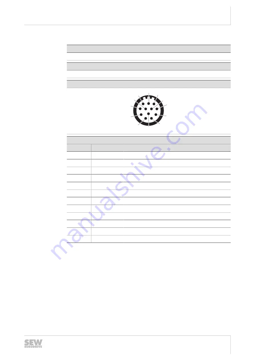 SEW-Eurodrive Movipro PZM2xA-A022-M13-00 Addendum To The Operating Instructions Download Page 27