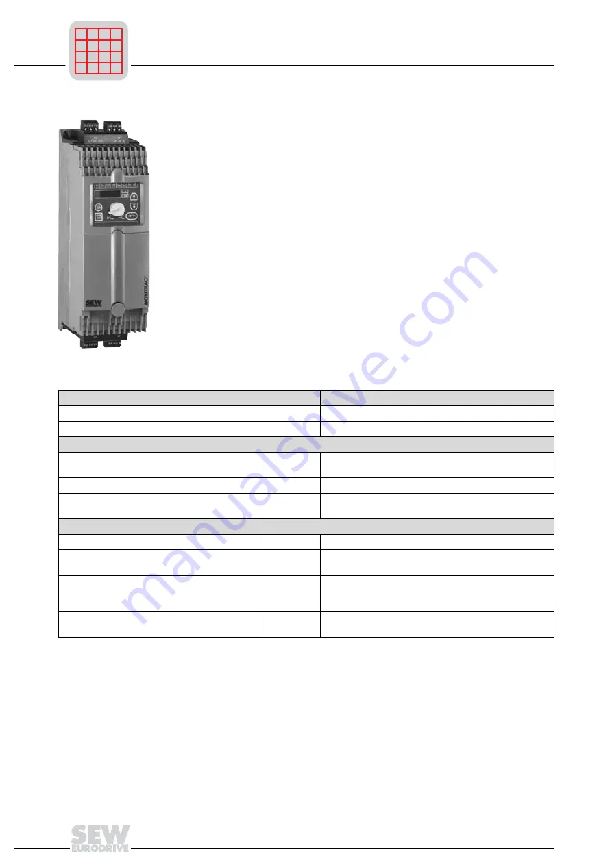 SEW-Eurodrive MOVITRAC 07 System Manual Download Page 26