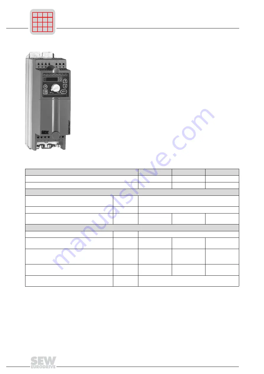 SEW-Eurodrive MOVITRAC 07 System Manual Download Page 34