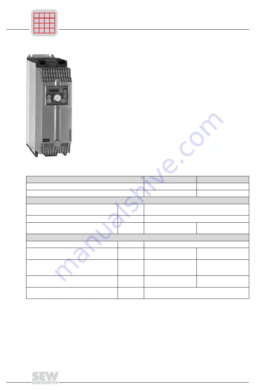 SEW-Eurodrive MOVITRAC 07 System Manual Download Page 38