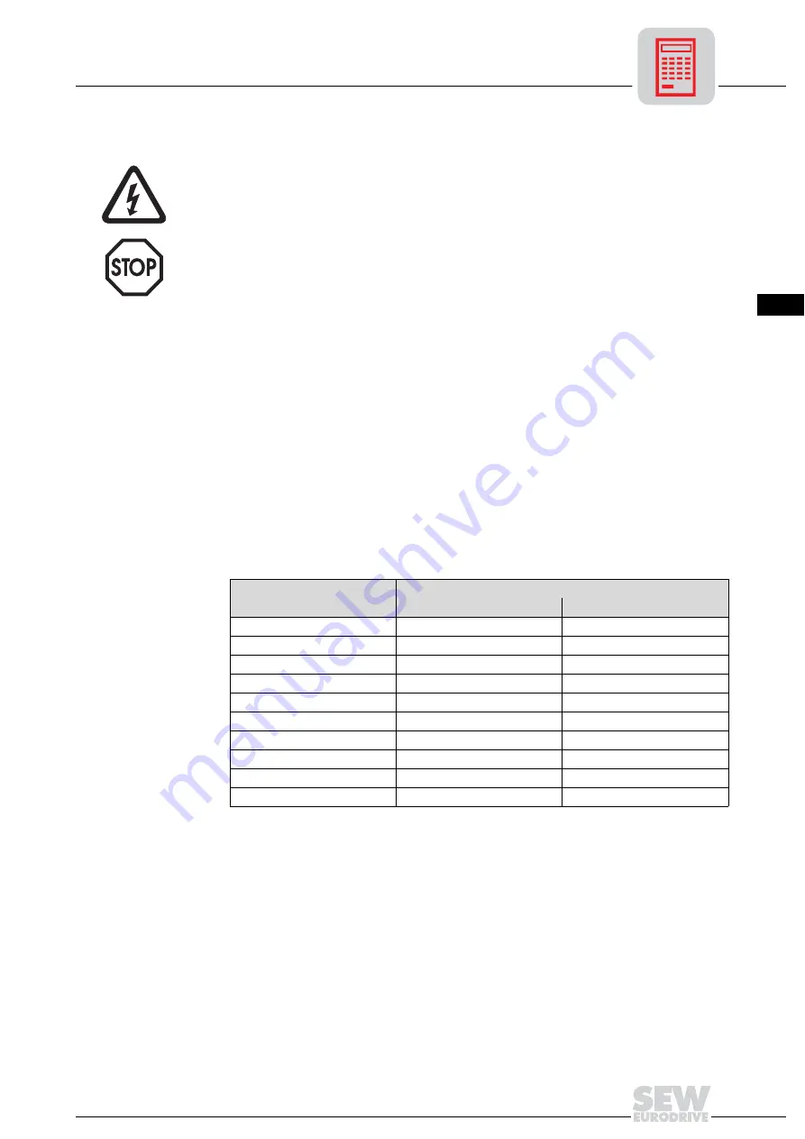 SEW-Eurodrive MOVITRAC 07 System Manual Download Page 93