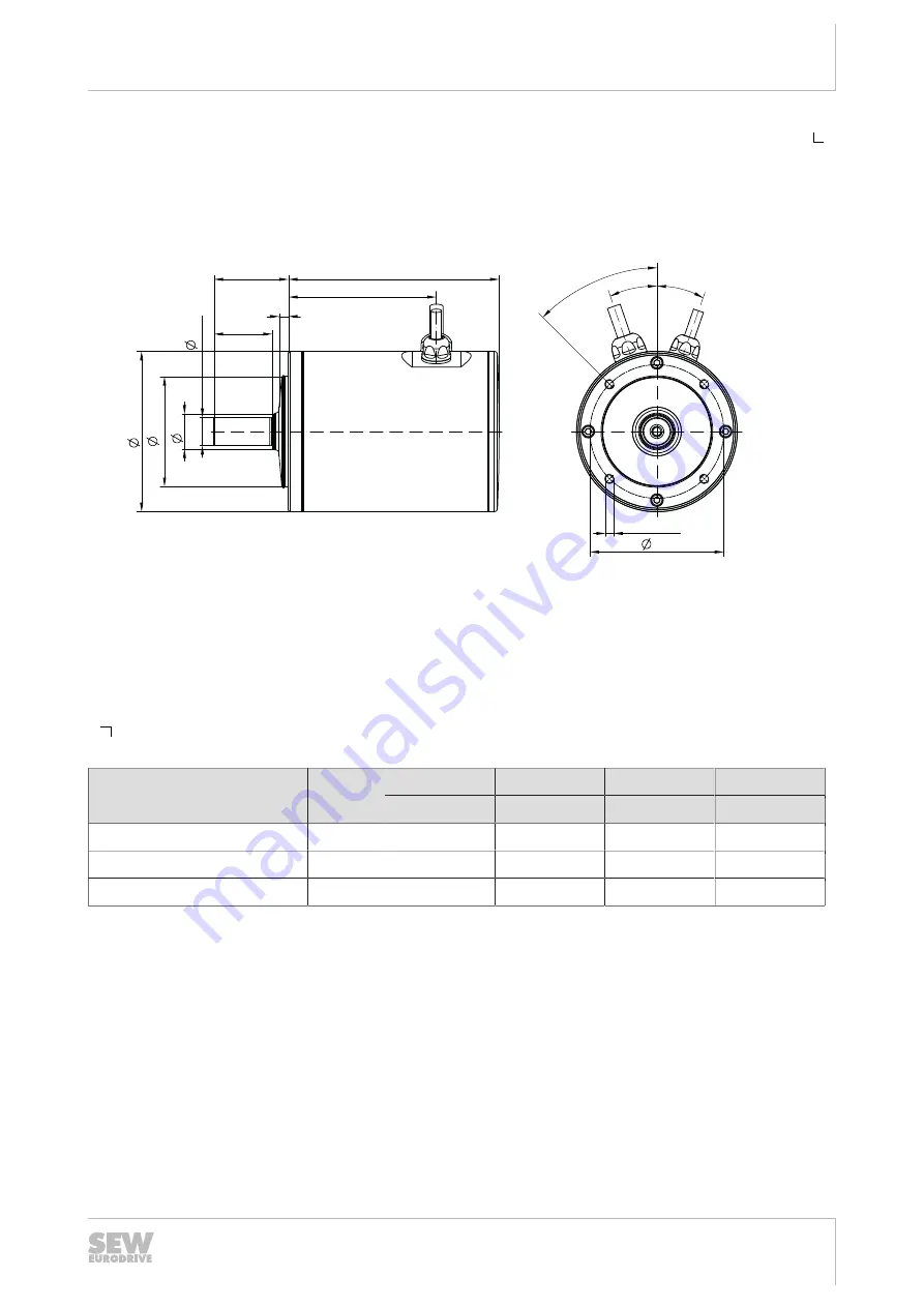 SEW-Eurodrive PSH CM2H Series Operating Instructions Manual Download Page 59