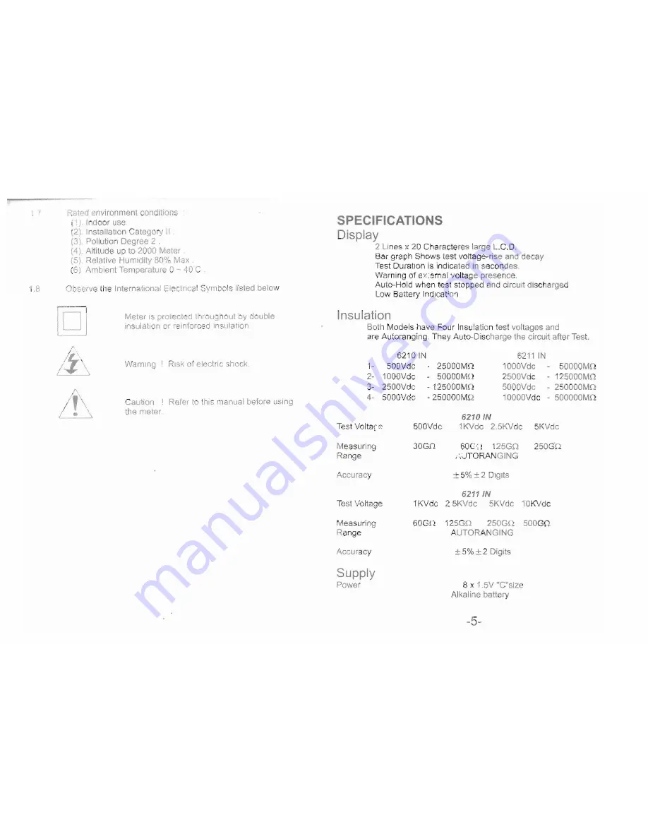 SEW 6210 IN Operation Manual Download Page 3