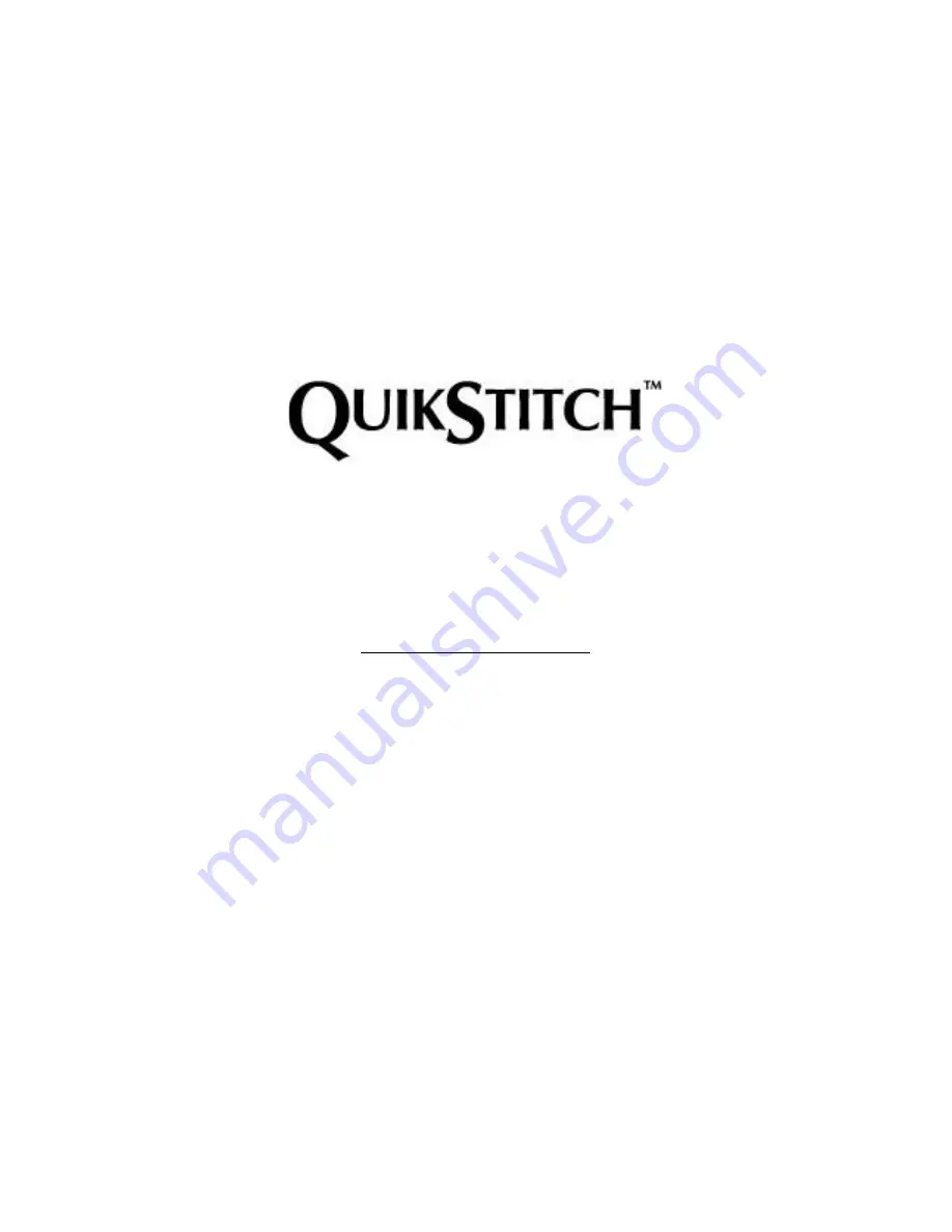 SewPro QuikStitch SP-402 Owner'S Manual Download Page 20