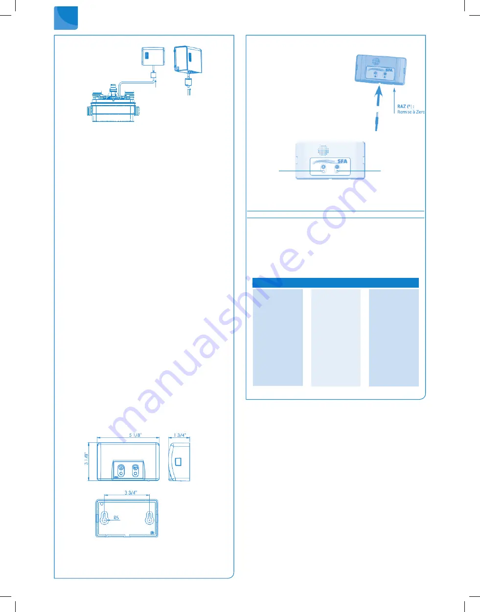 SFA-SANIFLO SANICUBIC 1 Instruction Manual Download Page 27