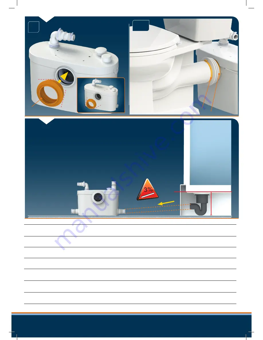 SFA SANIPRO XR UP Installation Instructions Manual Download Page 5