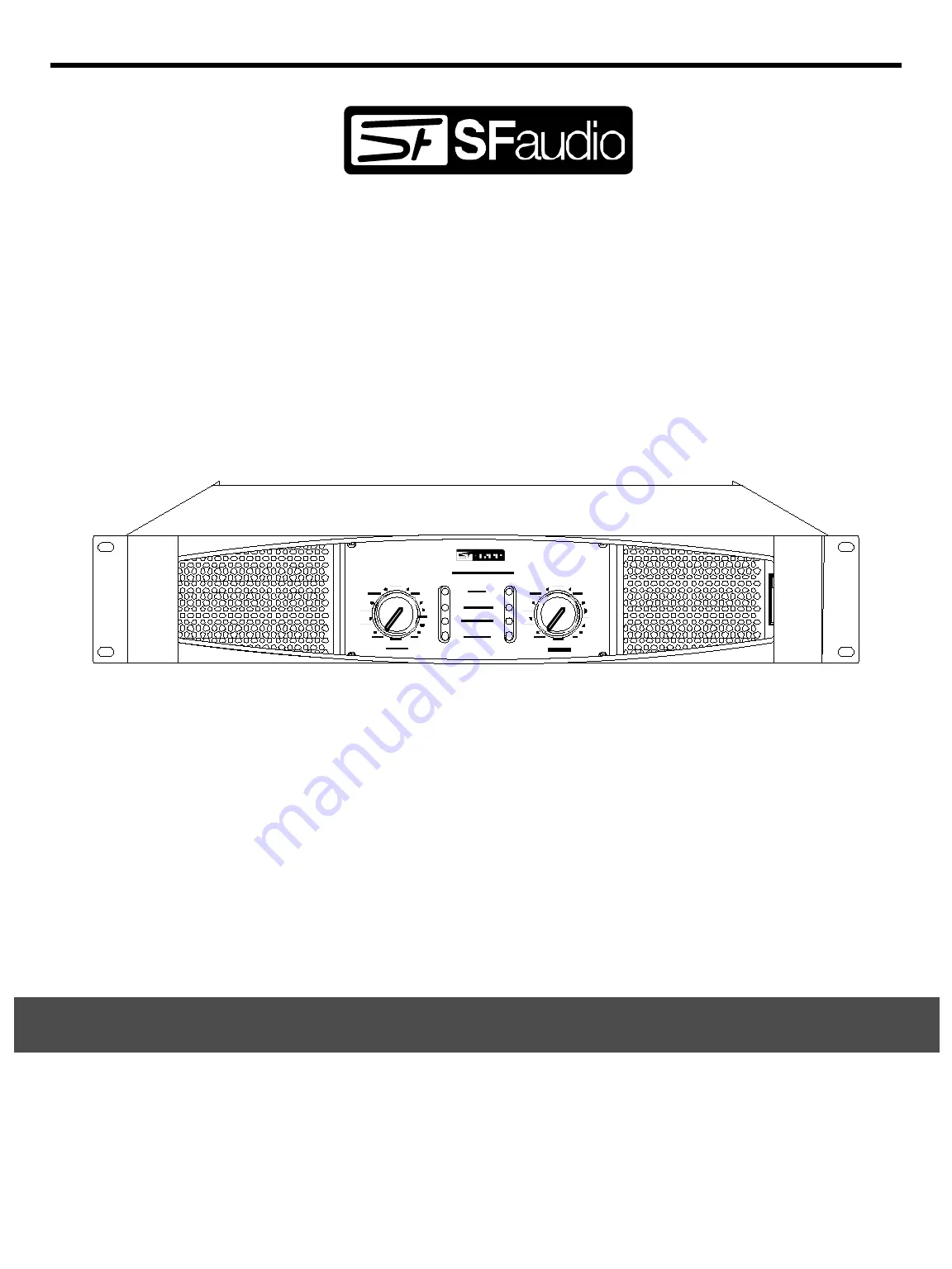 SFaudio SFR-7000 User Manual Download Page 1