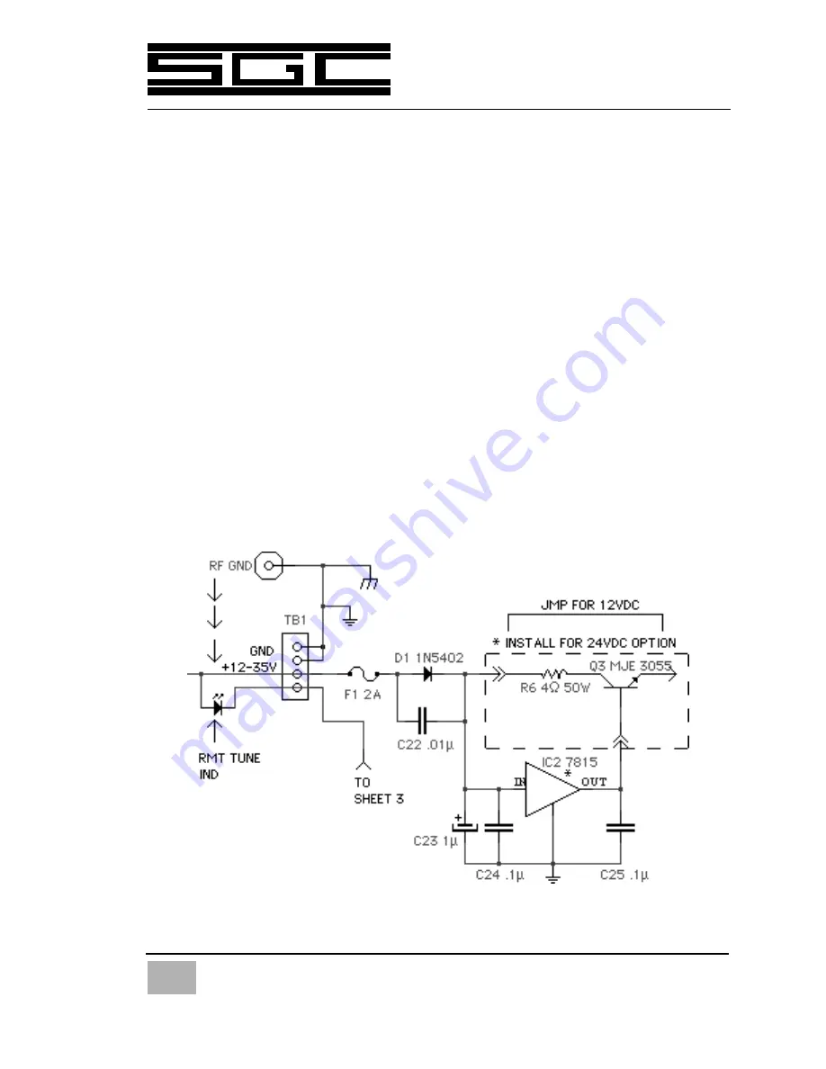 SGC Smartuner SG-230 Installation And Operation Manual Download Page 42