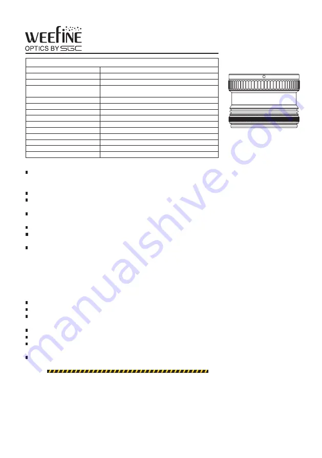 SGC WEEFINE WFL08S User Manual Download Page 1