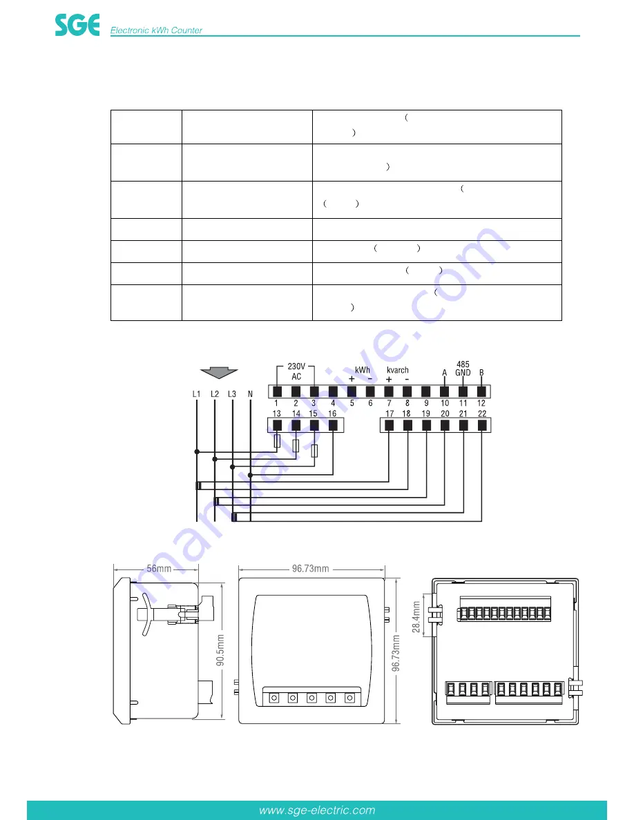 SGE sge-353 User Manual Download Page 5