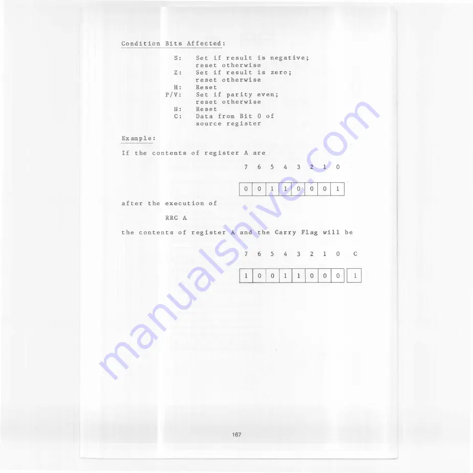 SGS ATES Z80 Instruction Set Download Page 168