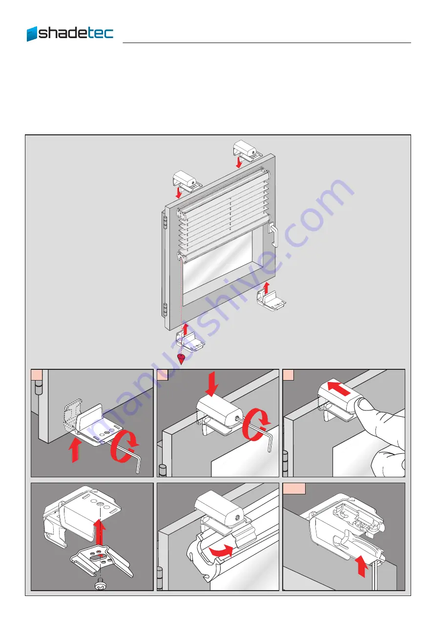 shadetec Plisse Series Assembly Manual Download Page 5