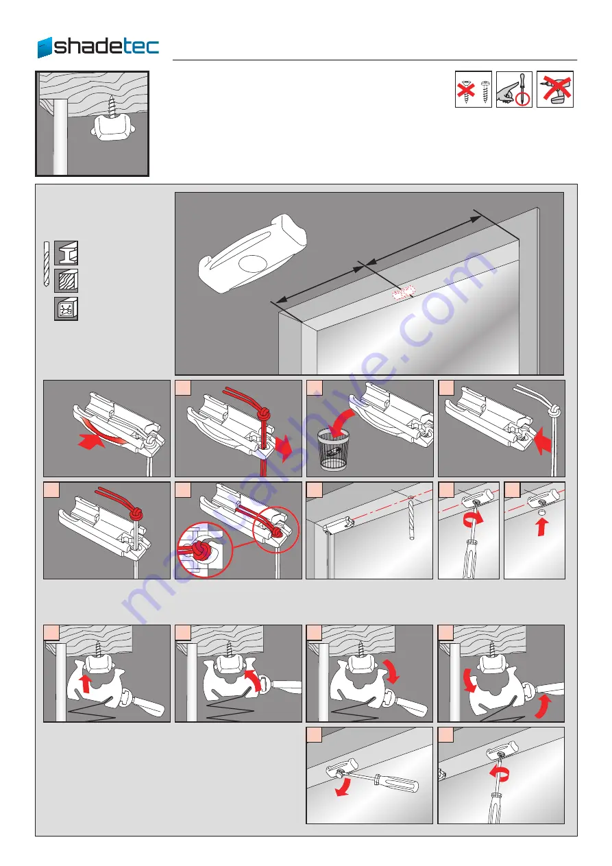 shadetec Plisse Series Assembly Manual Download Page 8