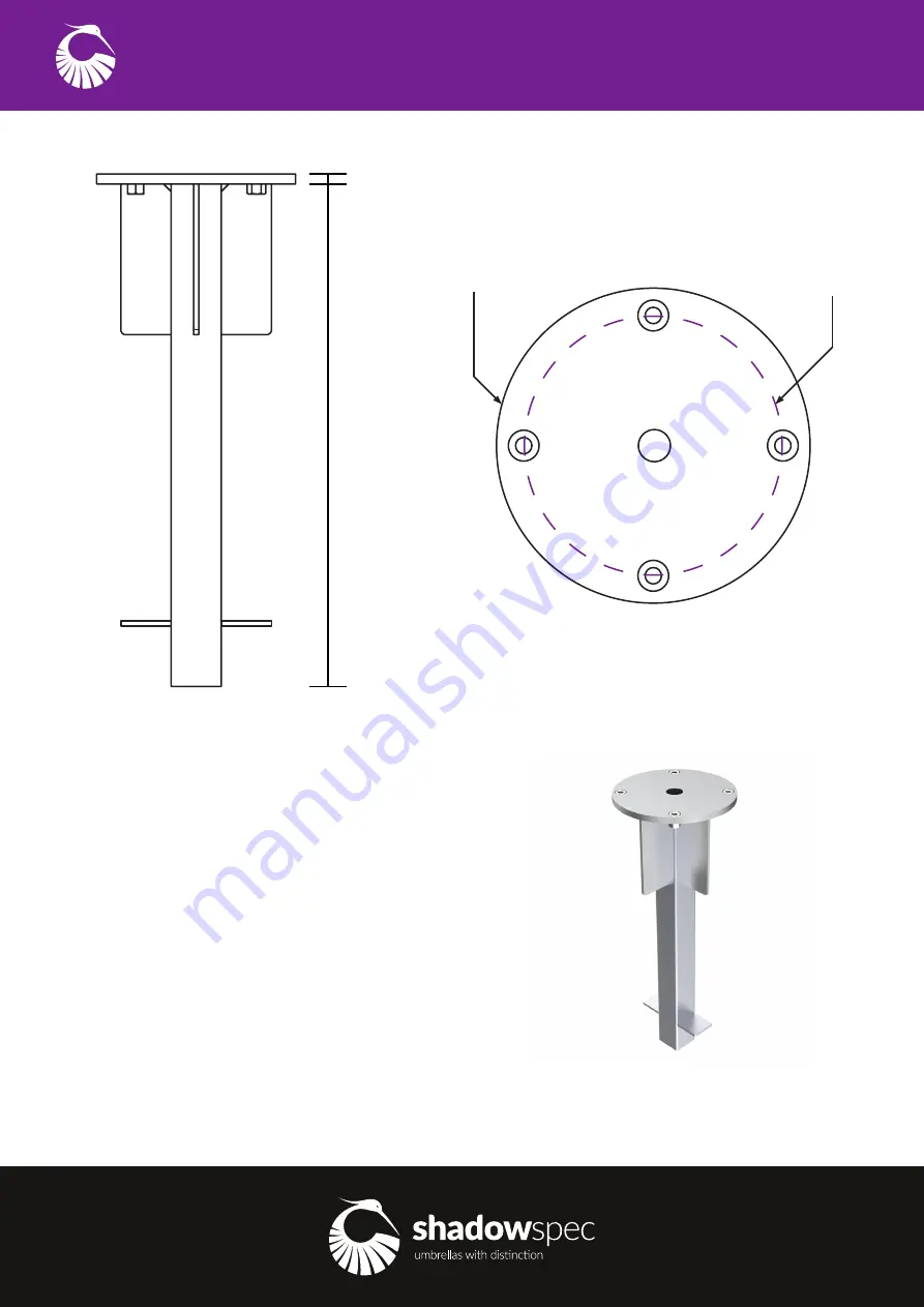 Shadowspec Serenity Cantilever Umbrella Скачать руководство пользователя страница 8