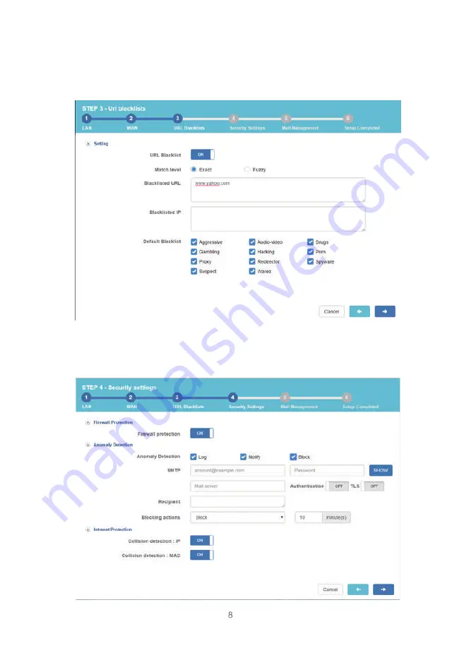 ShareTech HiGuard V Quick Installation Manual Download Page 9