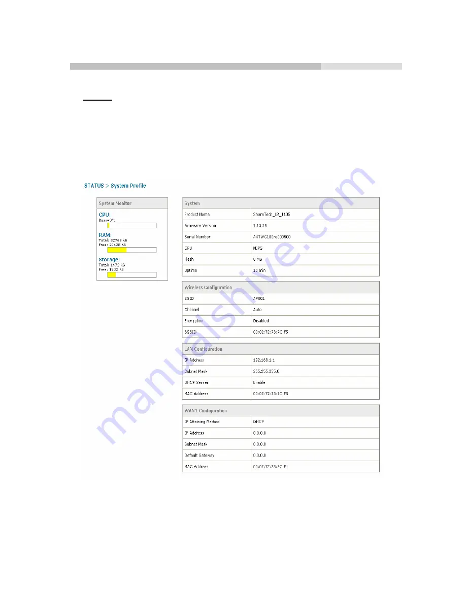 ShareTech LB-1105 Скачать руководство пользователя страница 8