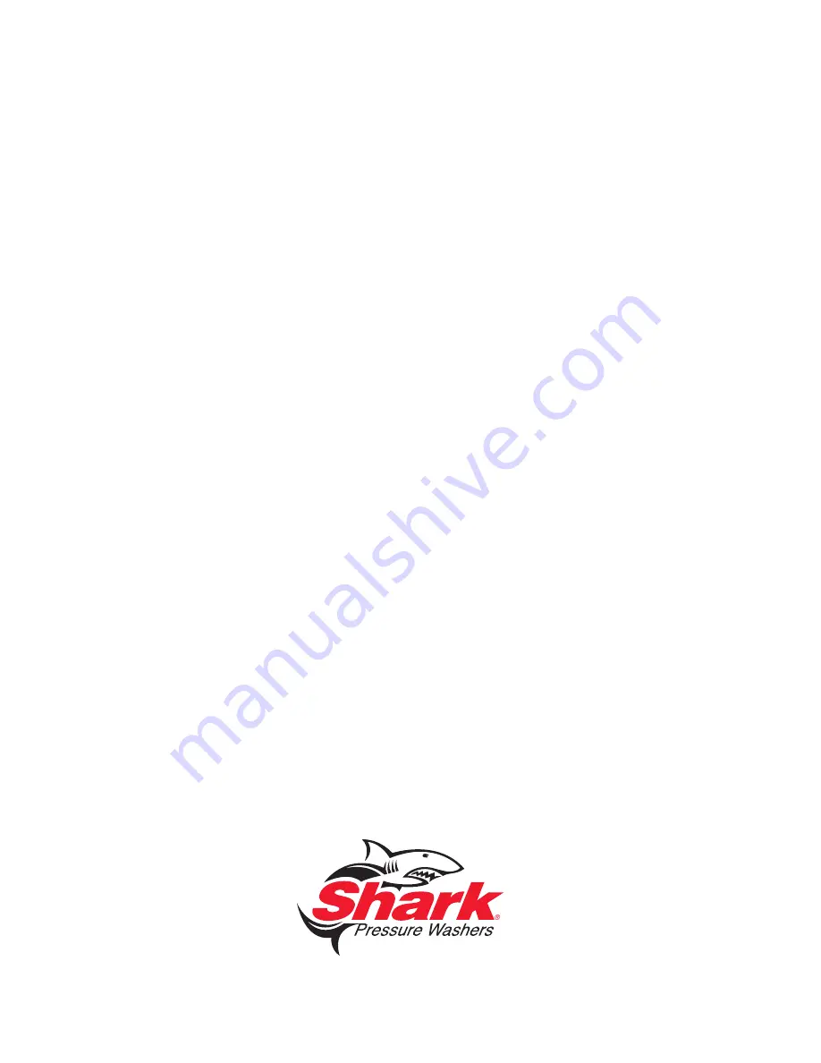 Shark SGP-3030 Operator'S Manual Download Page 24