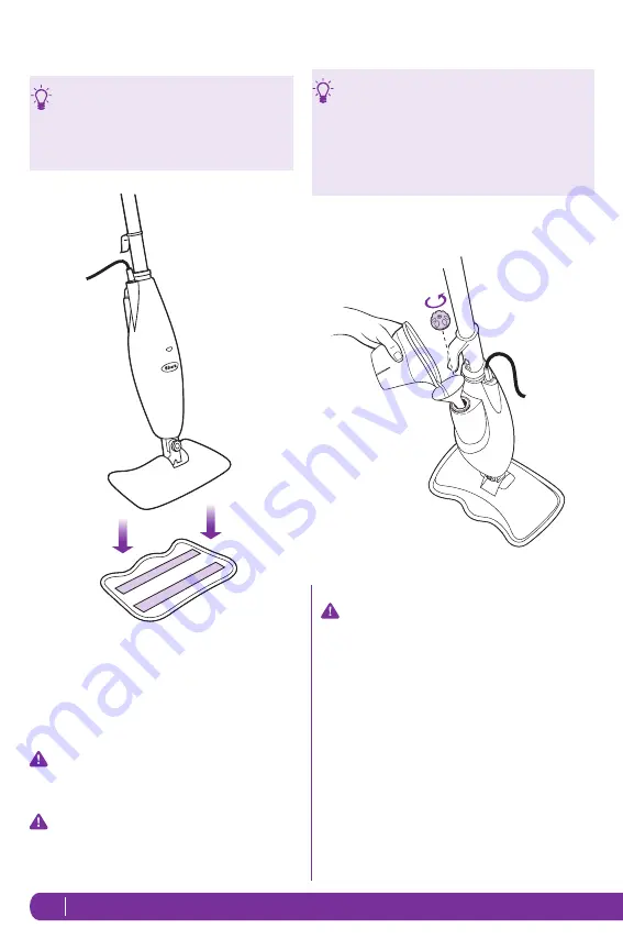 Shark STEAM LITE S3251UKJC Owner'S Manual Download Page 10