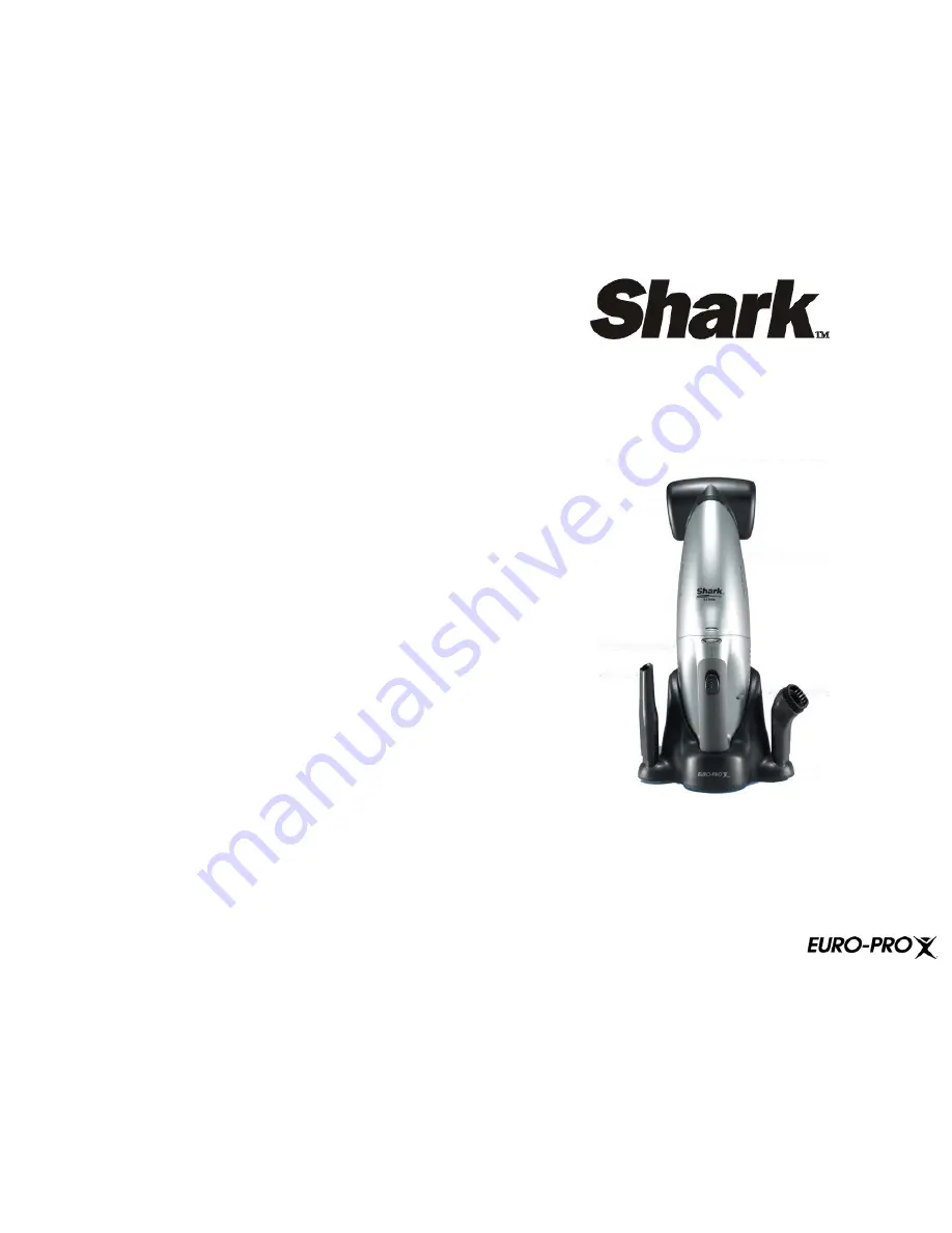 Shark SV726 Owner'S Manual Download Page 1