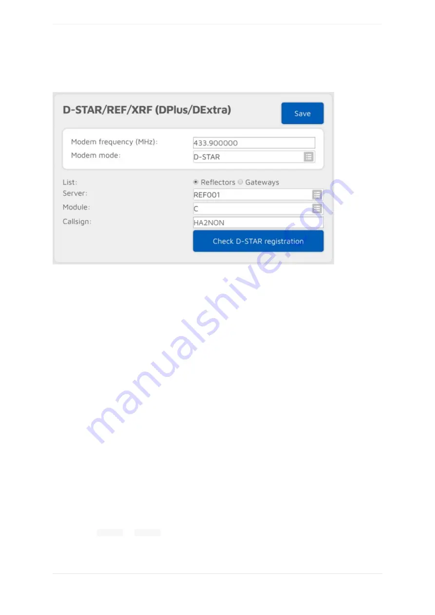 SharkRF openSPOT3 User Manual Download Page 86