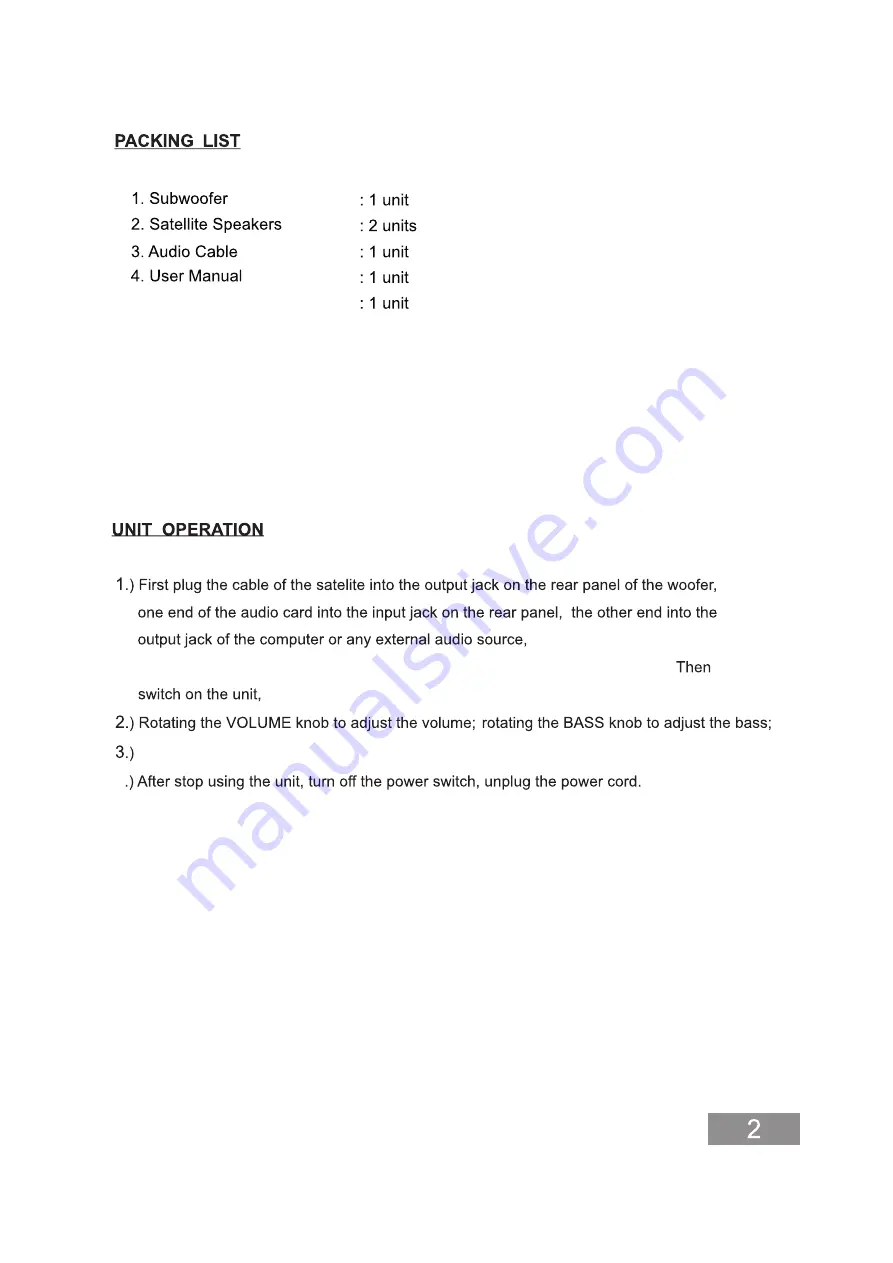 Sharper Image SBT2003BK User Manual Download Page 5