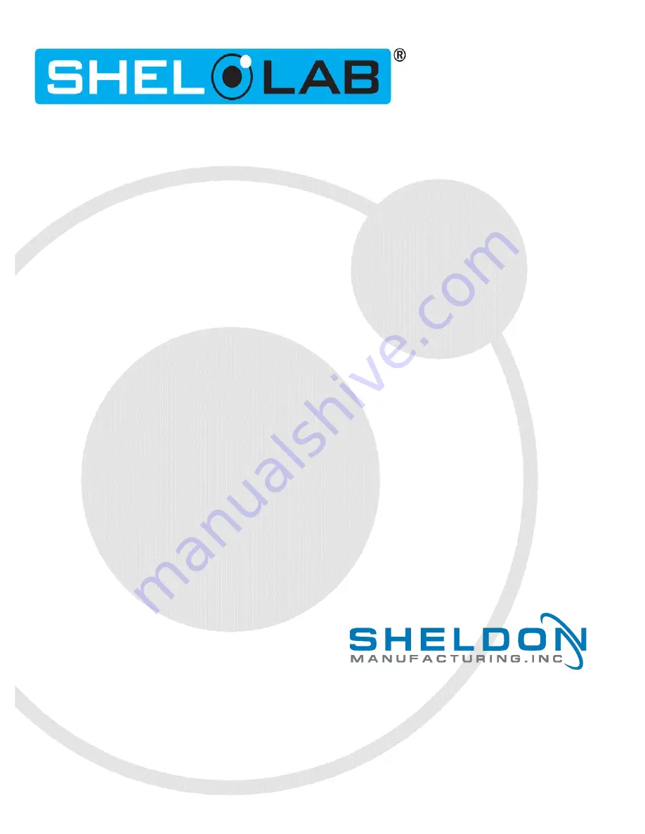 Shel lab SVAC9-2 Installation And Operation Manual Download Page 46