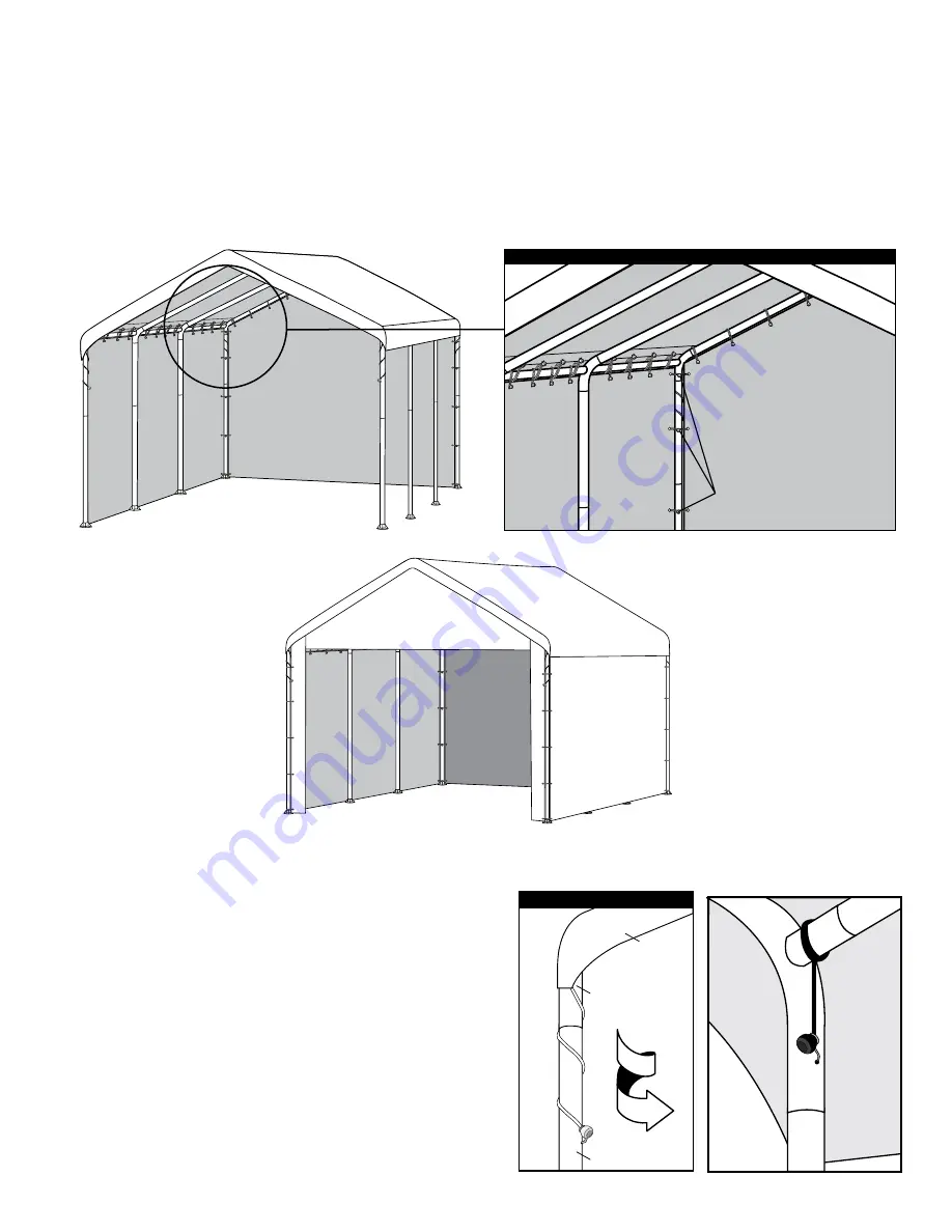 ShelterLogic 23572 Assembly Instructions Manual Download Page 8