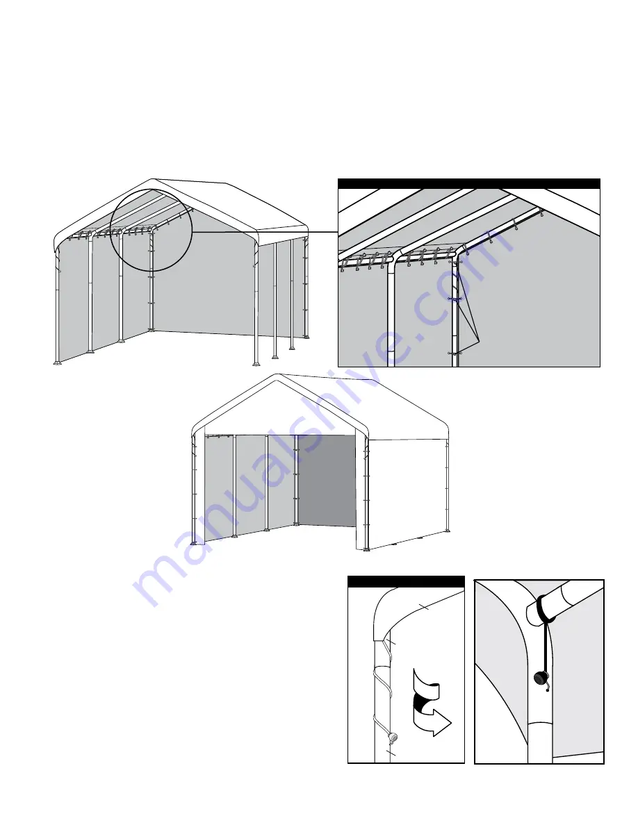 ShelterLogic 23572 Assembly Instructions Manual Download Page 16