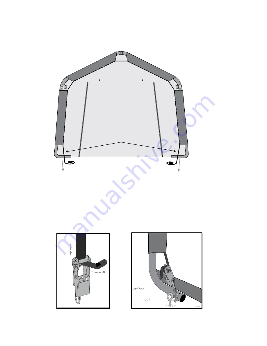 ShelterLogic 70443 Assembly Manual Download Page 10