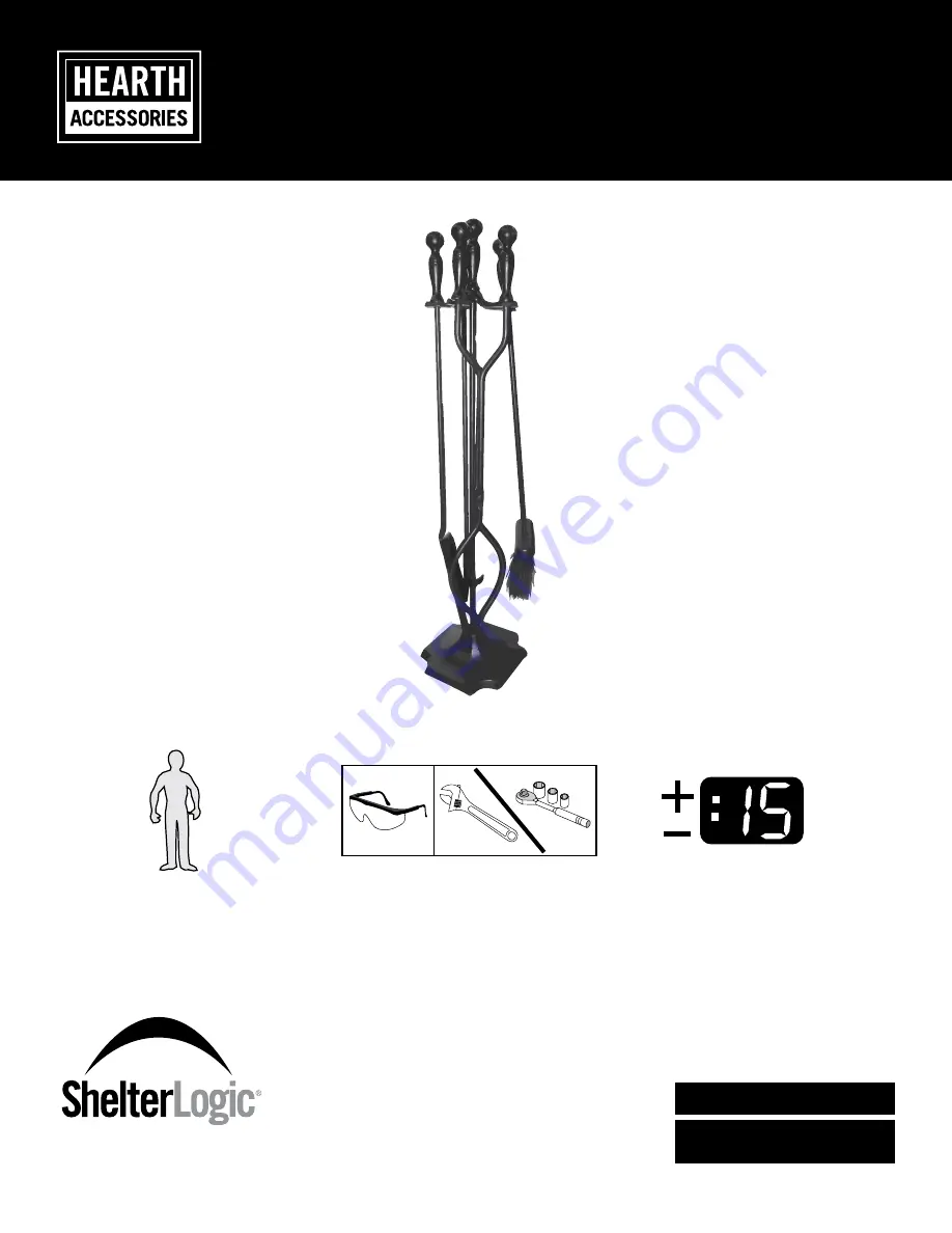 ShelterLogic 90390 Manual Download Page 1