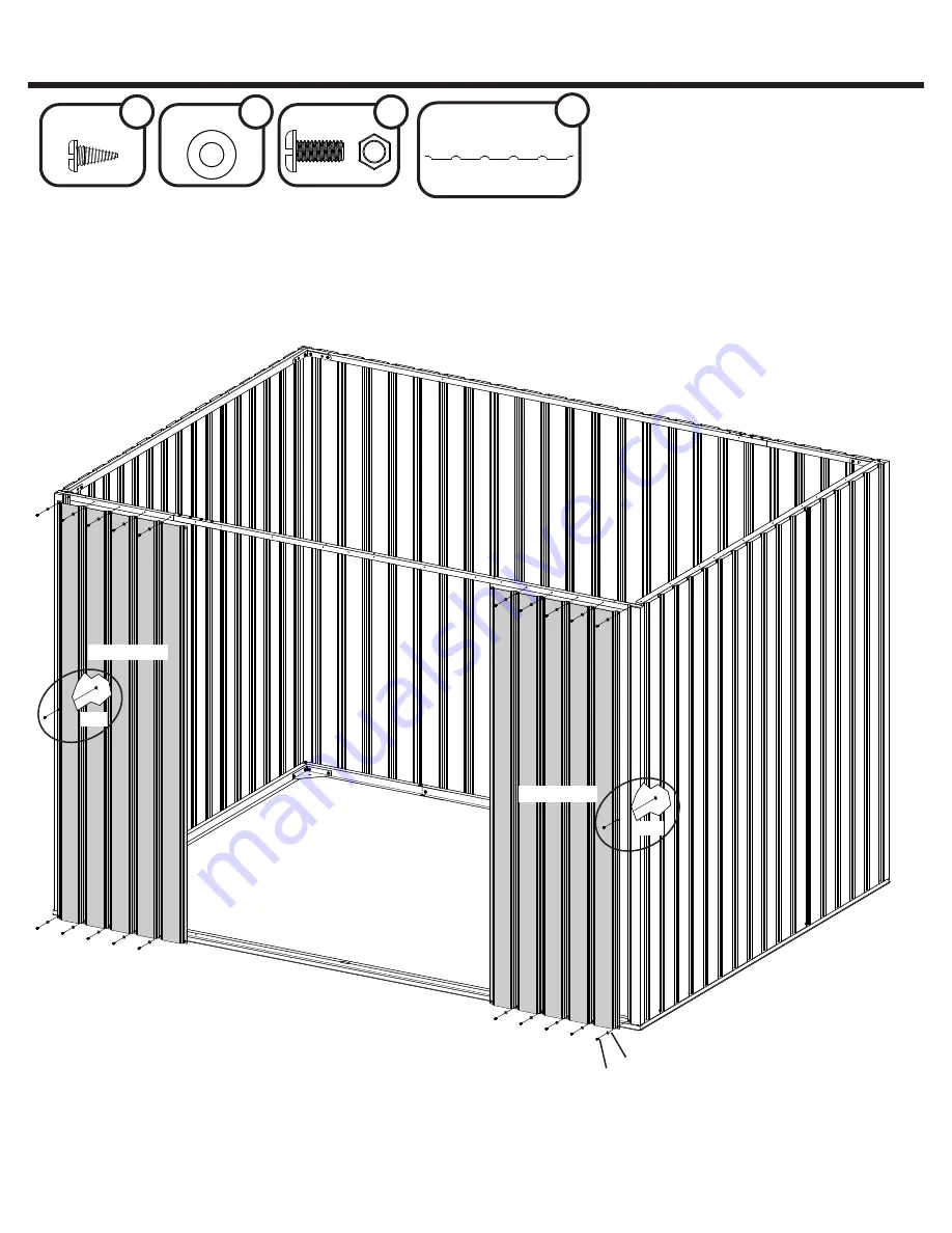 ShelterLogic GPCRT86G Owner'S Manual & Assembly Manual Download Page 18