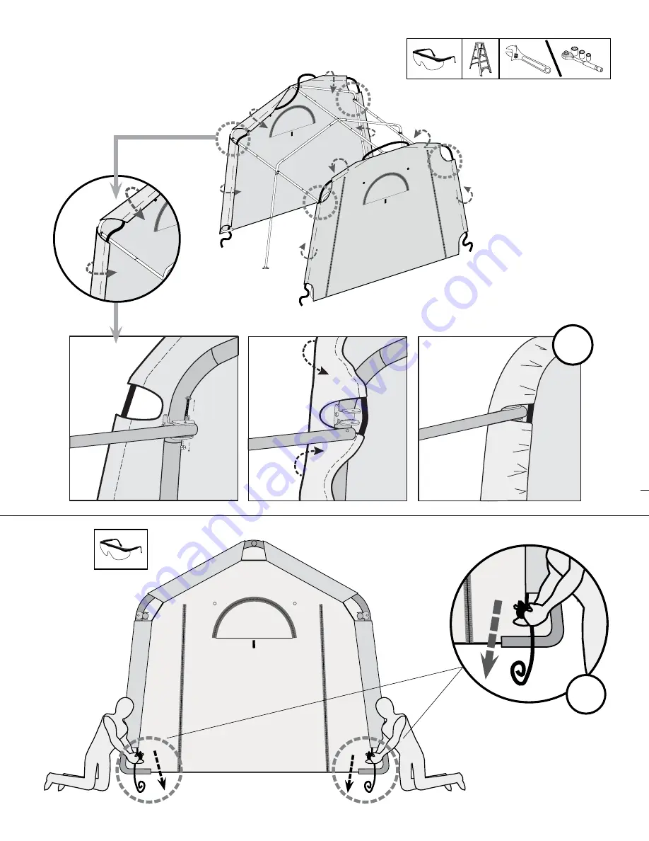 ShelterLogic Grow-It Greenhouse-in-a-Box Скачать руководство пользователя страница 9