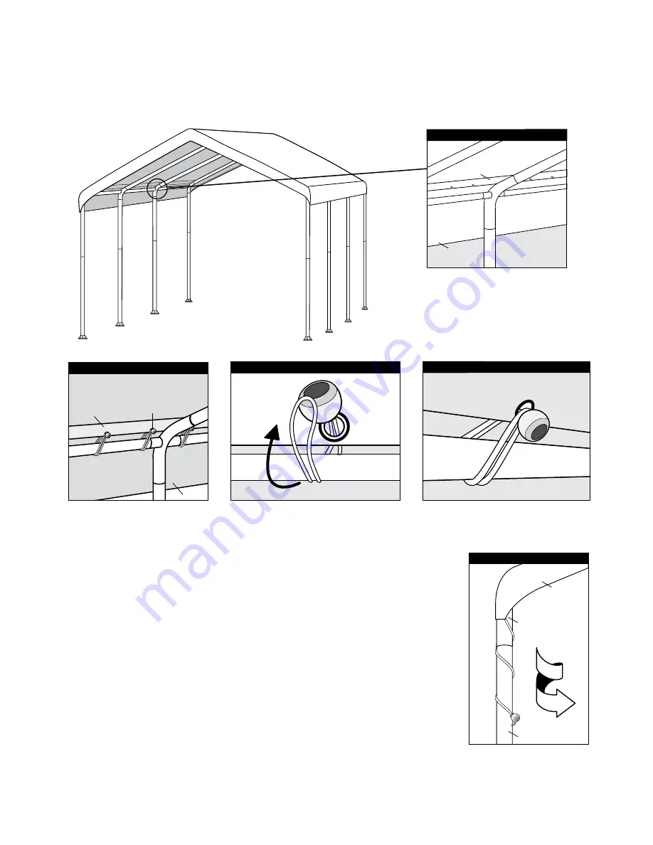 ShelterLogic MAX AP 23545 Assembly Manual Download Page 10