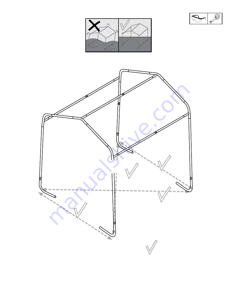 ShelterLogic Shed-in-a-Box 70401 Скачать руководство пользователя страница 6