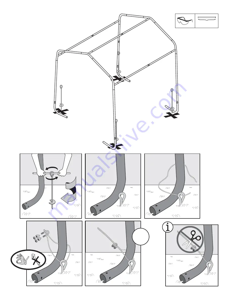 ShelterLogic Shed-in-a-Box 70411 Helpful Information Download Page 7