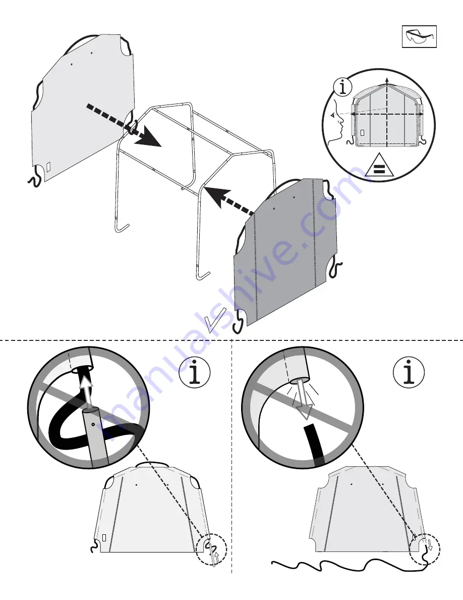 ShelterLogic Shed-in-a-Box 70411 Helpful Information Download Page 8