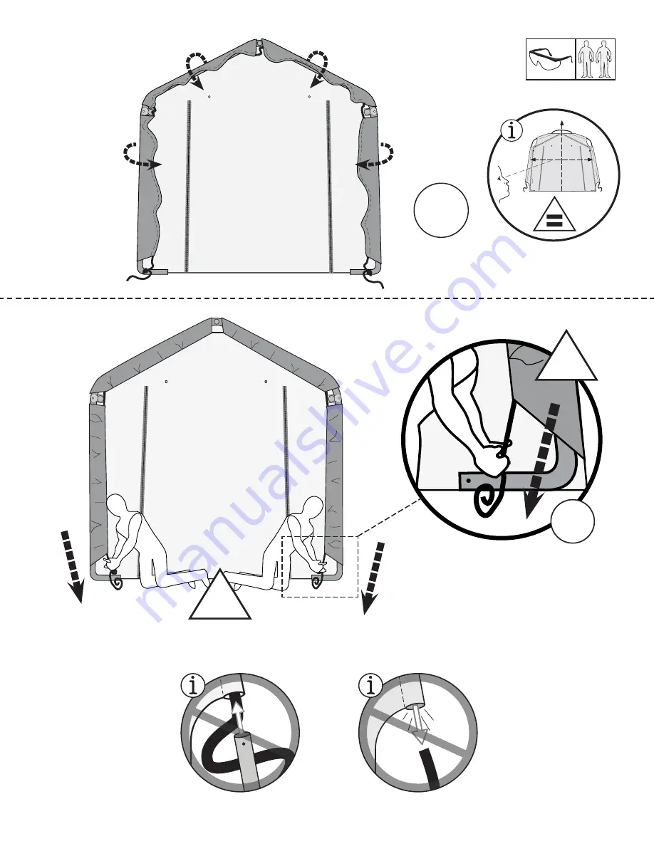 ShelterLogic Shed-in-a-Box 70411 Helpful Information Download Page 11