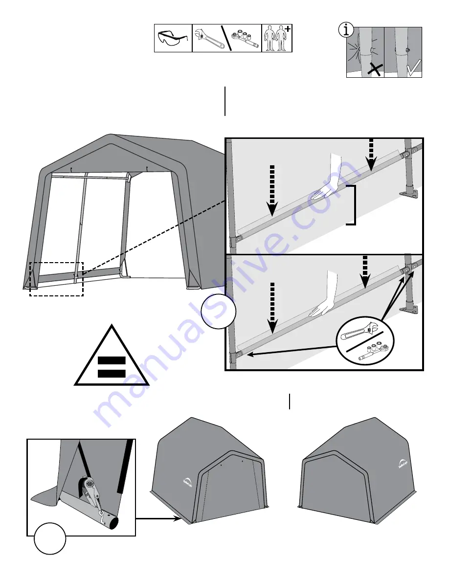 ShelterLogic Shed-in-a-Box Скачать руководство пользователя страница 23