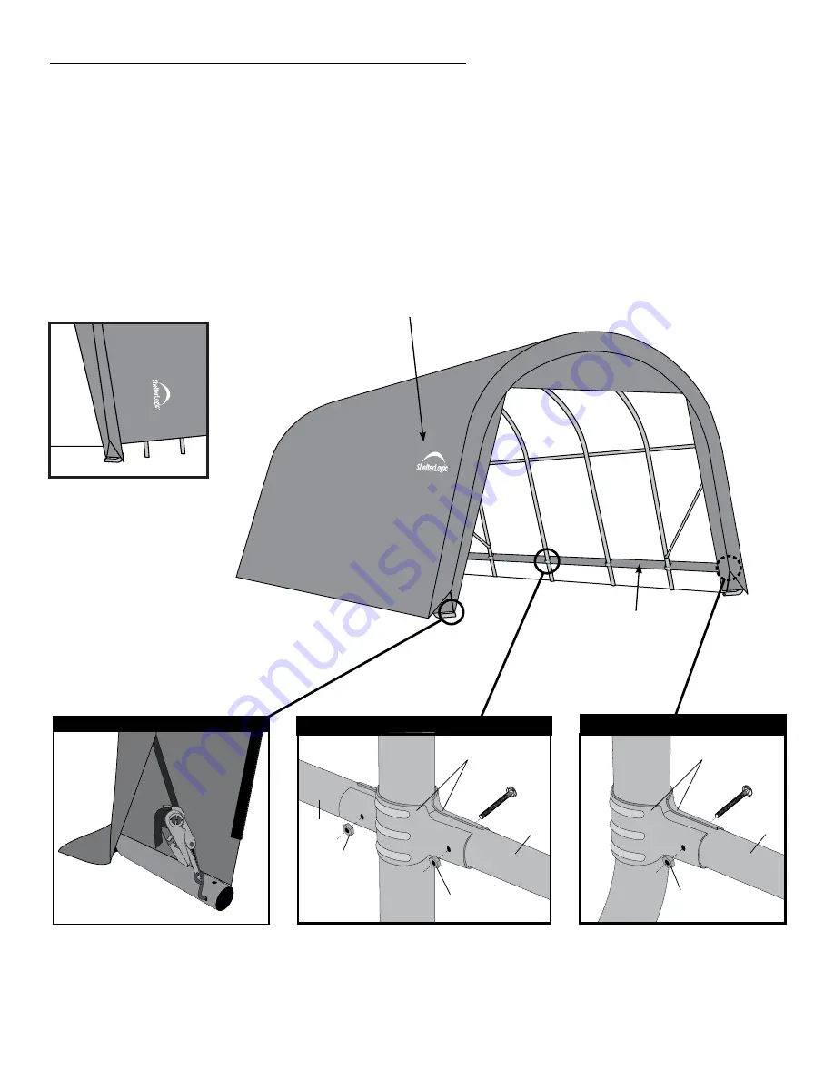 ShelterLogic ShelterCoat Round Скачать руководство пользователя страница 11