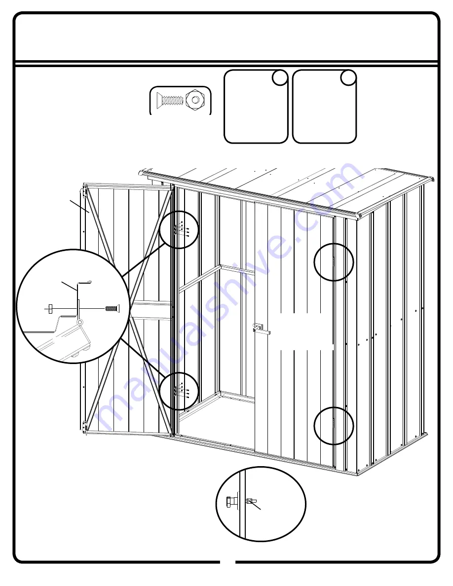 ShelterLogic Spacemaker PS53EU Owner'S Manual And Assembly Manual Download Page 42