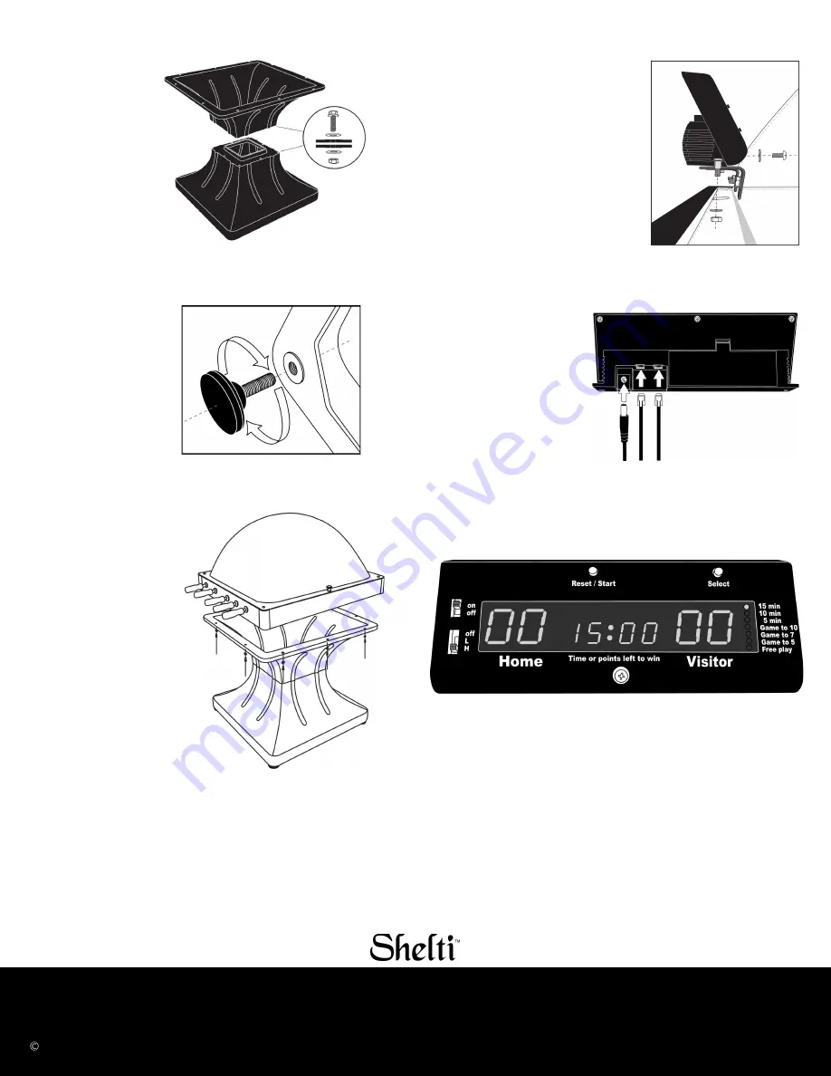 Shelti Slapshot Dome Hockey DM-Y-AB-1 Скачать руководство пользователя страница 2