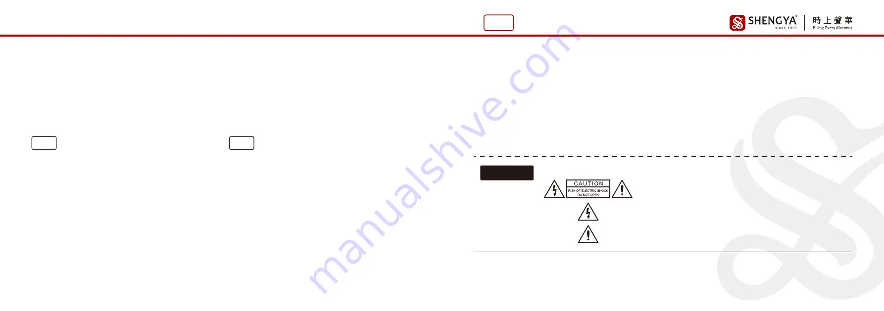 SHENGYA CV-1HD User Manual Download Page 2